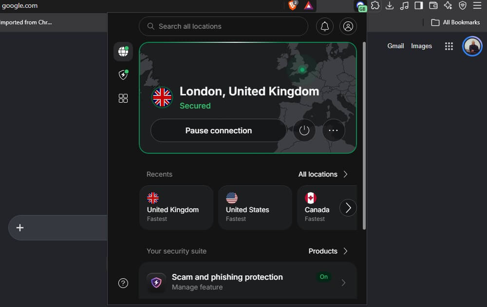 Nordvpn Chrome