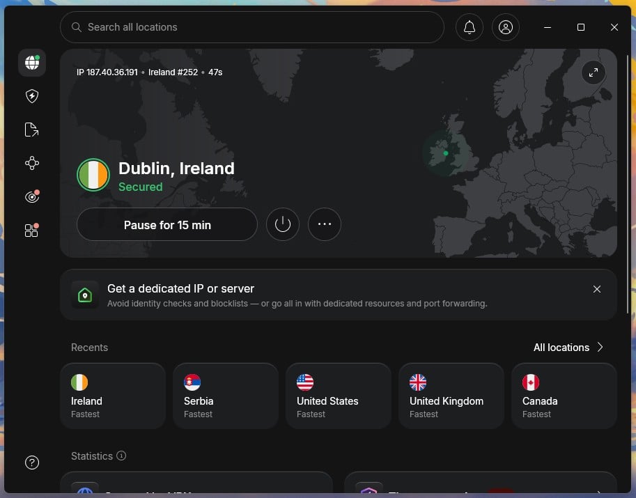 Nordvpn Ireland