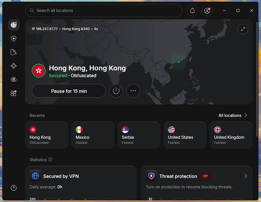 Nordvpn Obfuscated Hong Kong