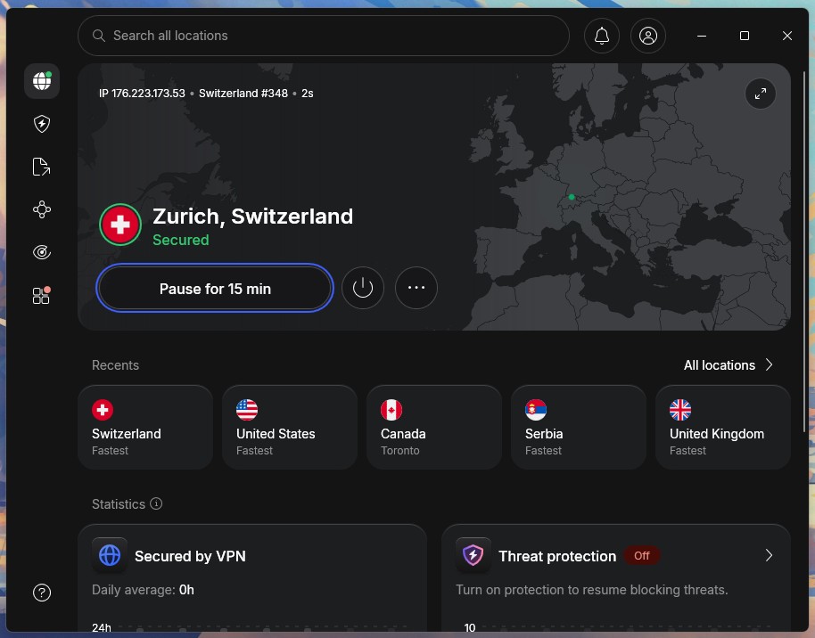 Nordvpn Switzerland App