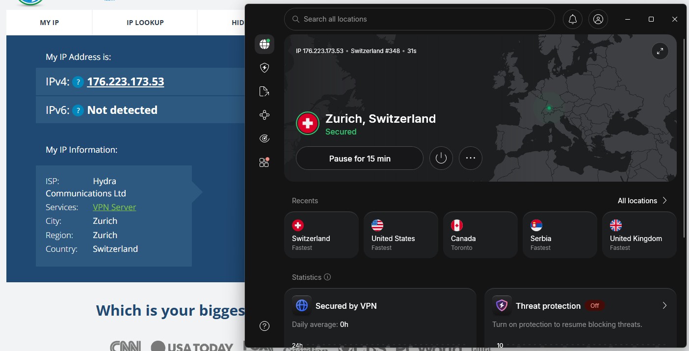 Nordvpn Switzerland Ip