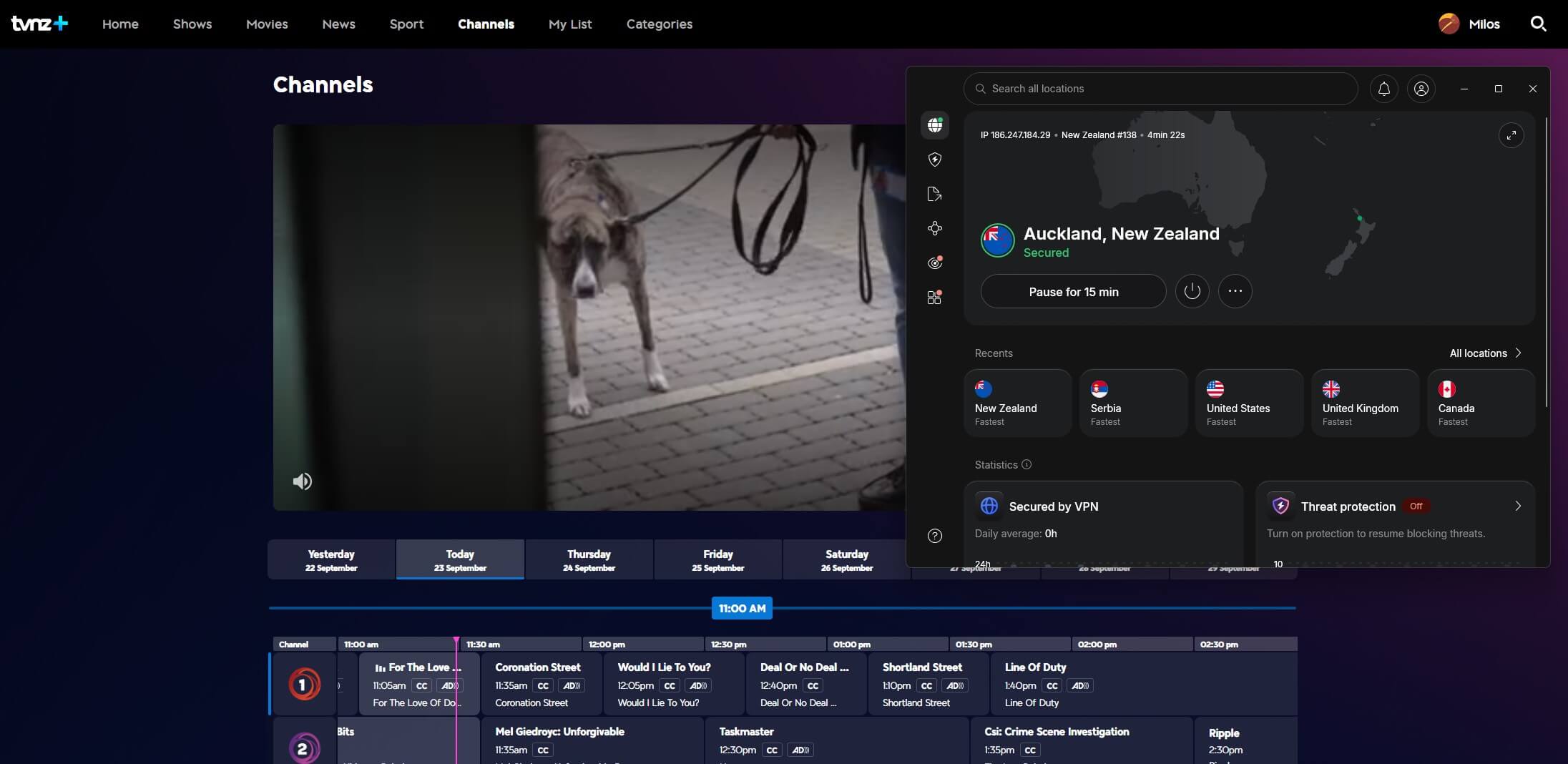 Nordvpn Tvnz+