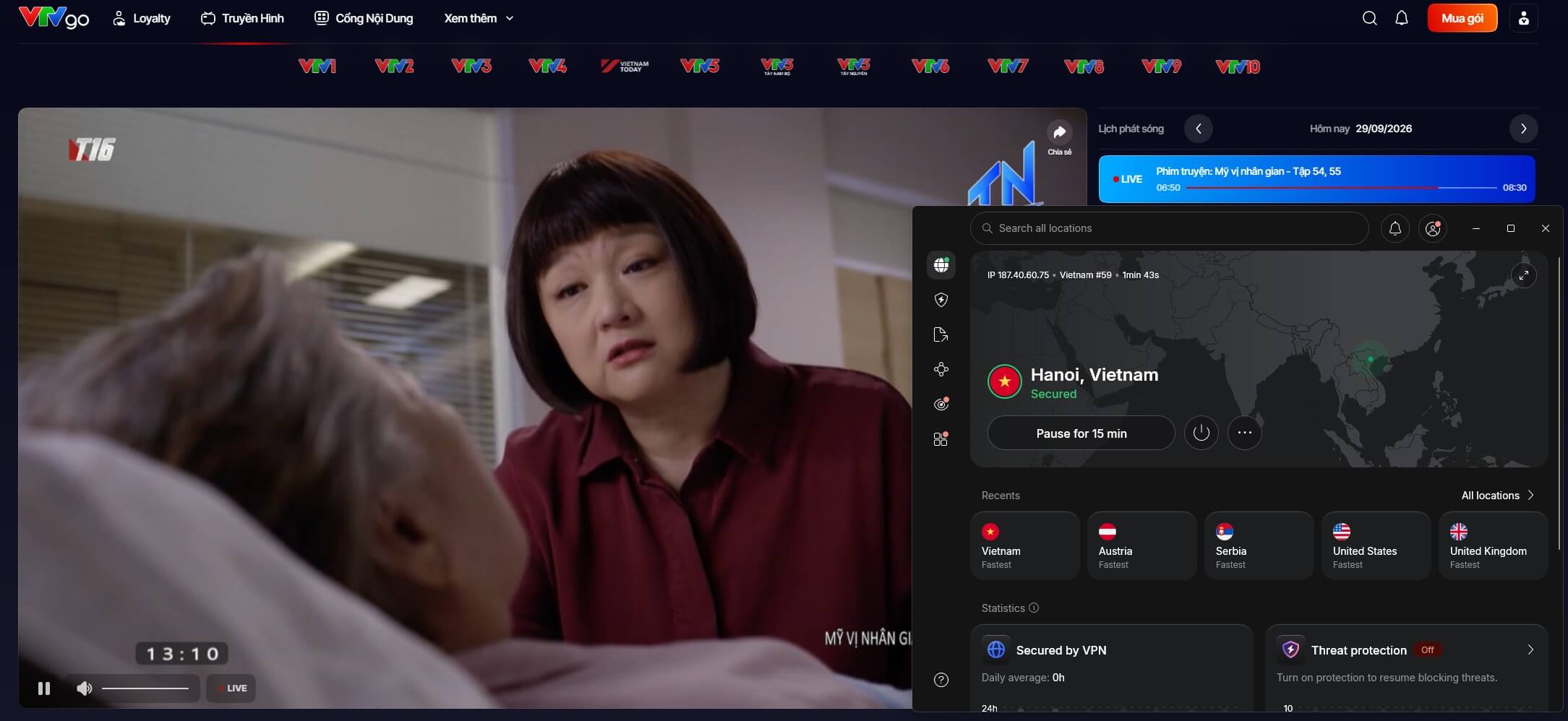 Nordvpn Vietnam Tv Vtv Go