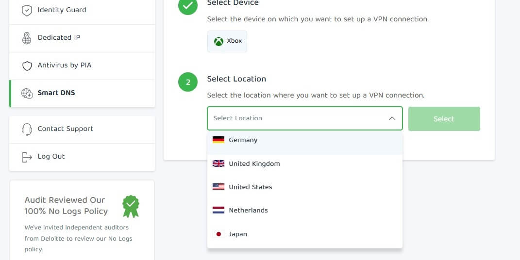 Pia Smart Dns