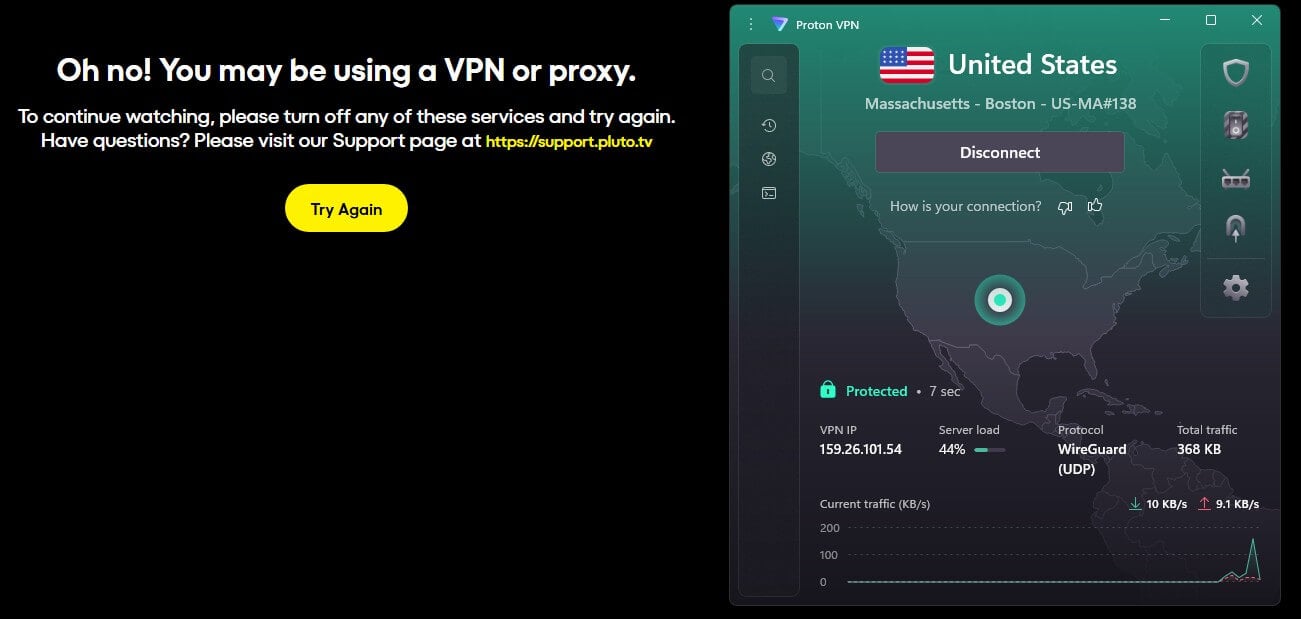 Pluto Tv Proton Vpn