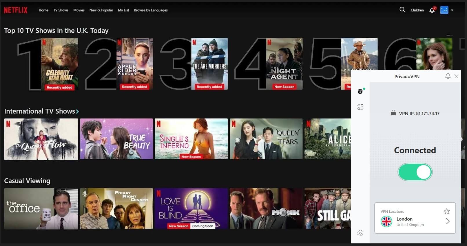 Privadovpn Netflix