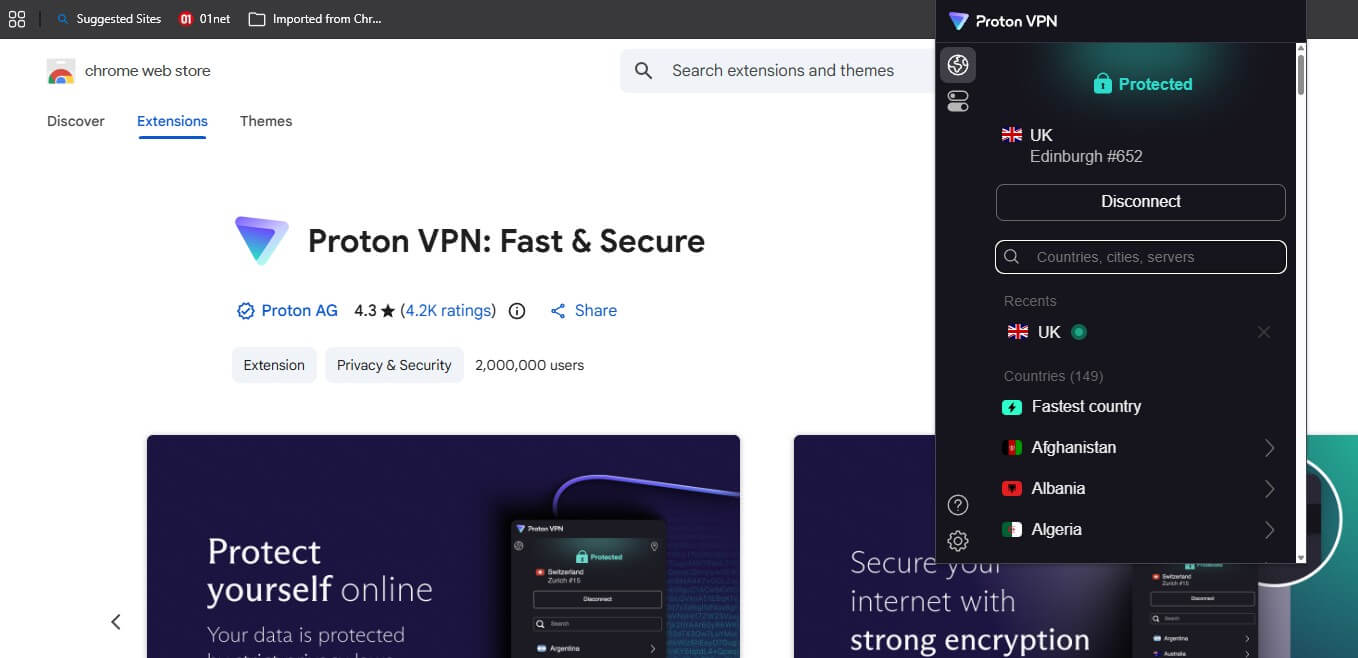 Proton Vpn Chrome