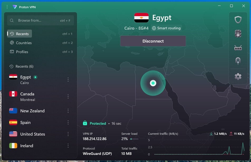 Proton Vpn Egypt App