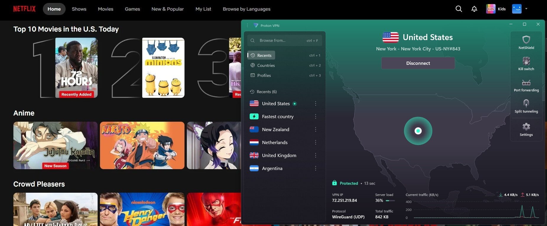 Proton Vpn Netflix Usa