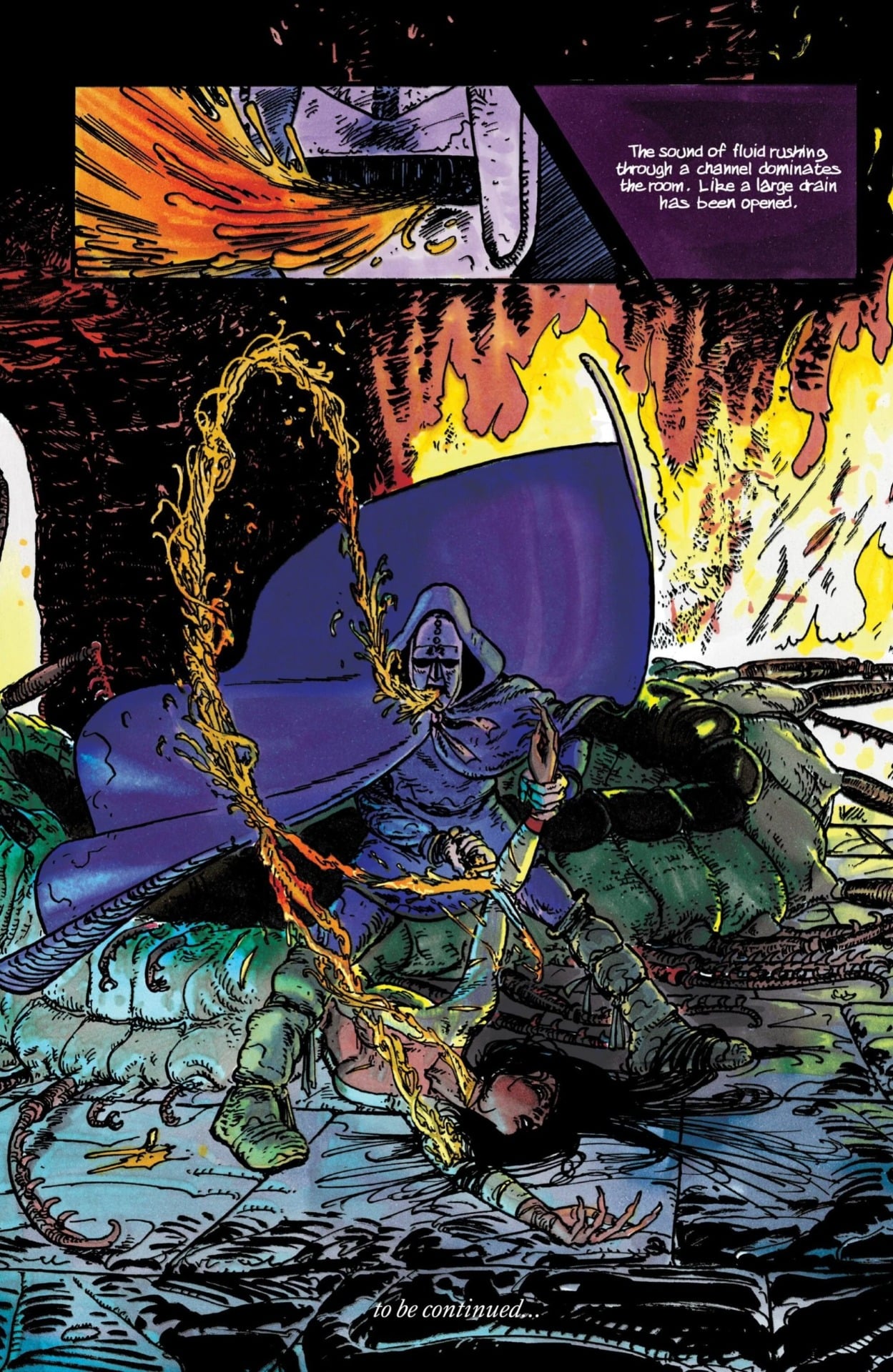 Regicide page of Dorus slaying Lulia.
