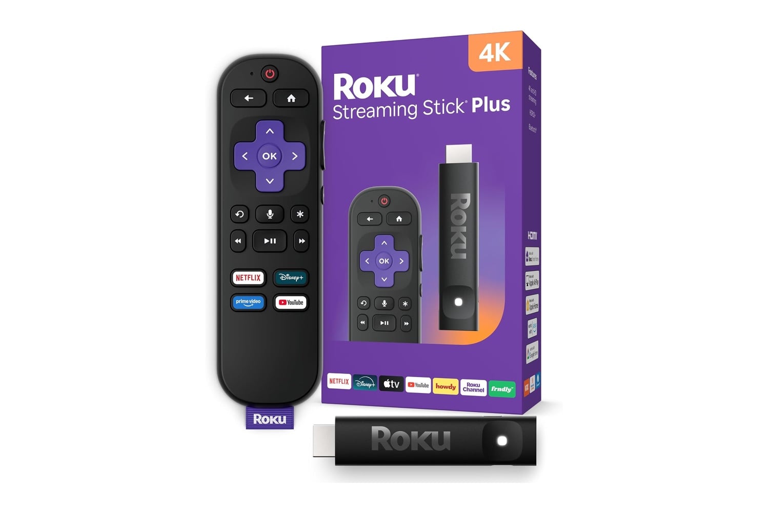 Roku Streaming Stick Plus With Voice Remote
