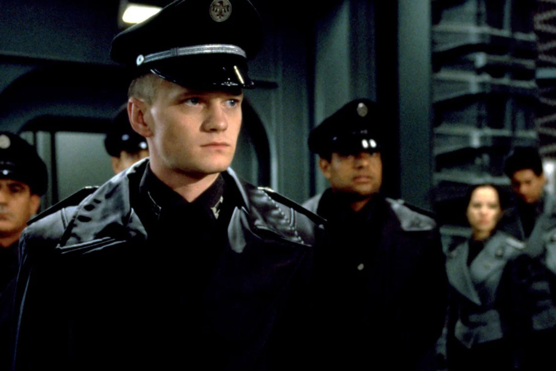 Neil Patrick Harris as a military leader in Starship Troopers. 