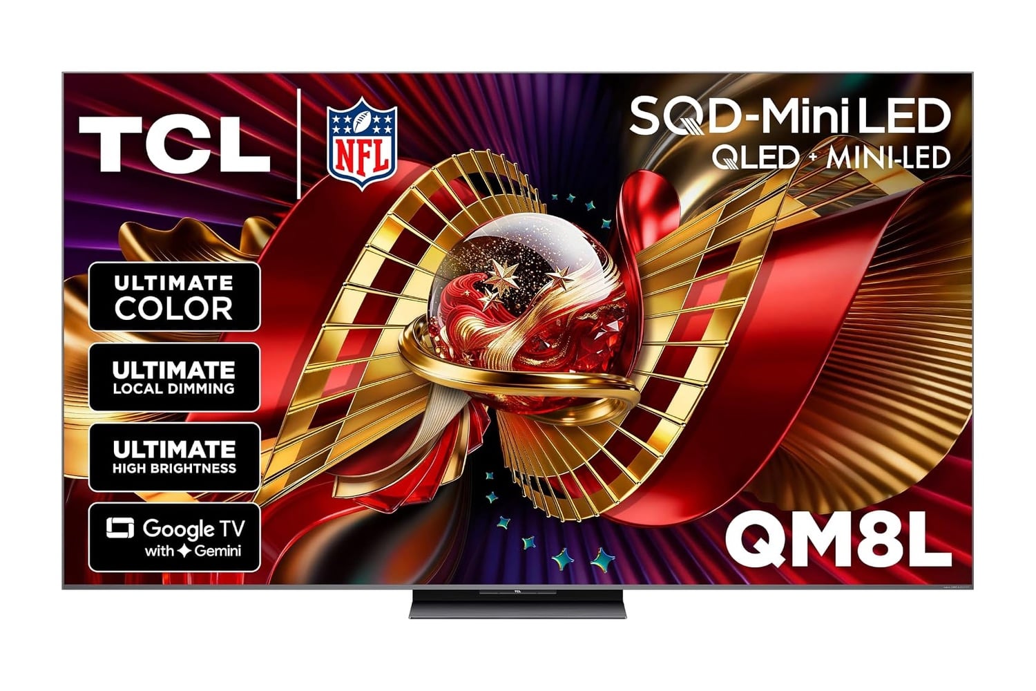 Tcl 85 Inch Class Qm8l Series Sqd Mini Led Qled Smart Tv