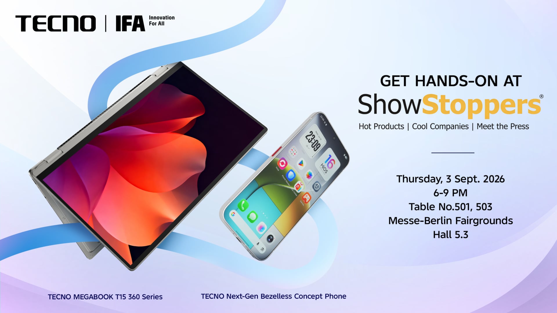 Tecno At Ifa Showstoppers 2026