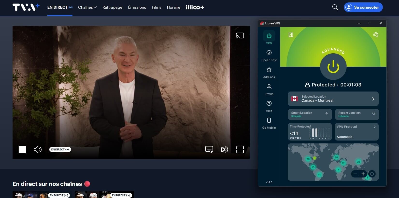 Tva+ Expressvpn Canada