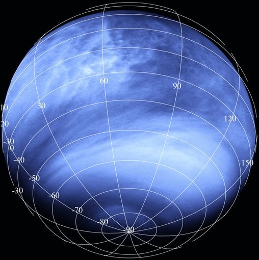 Venus Ultraviolet Dark Streaks