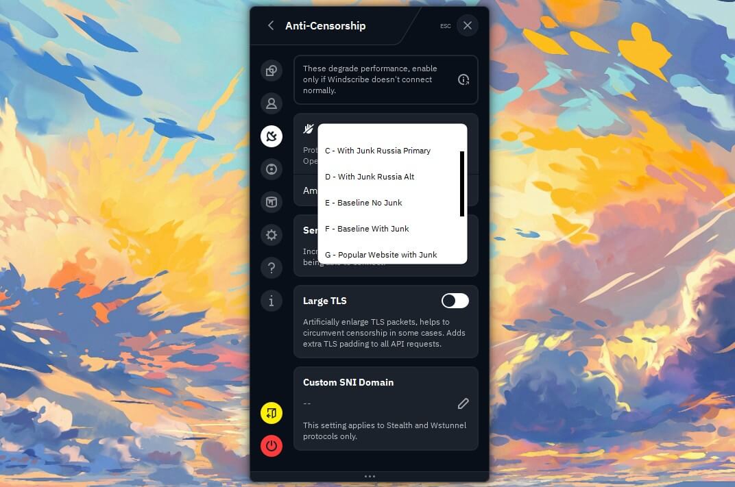 Windscribe App Censorship