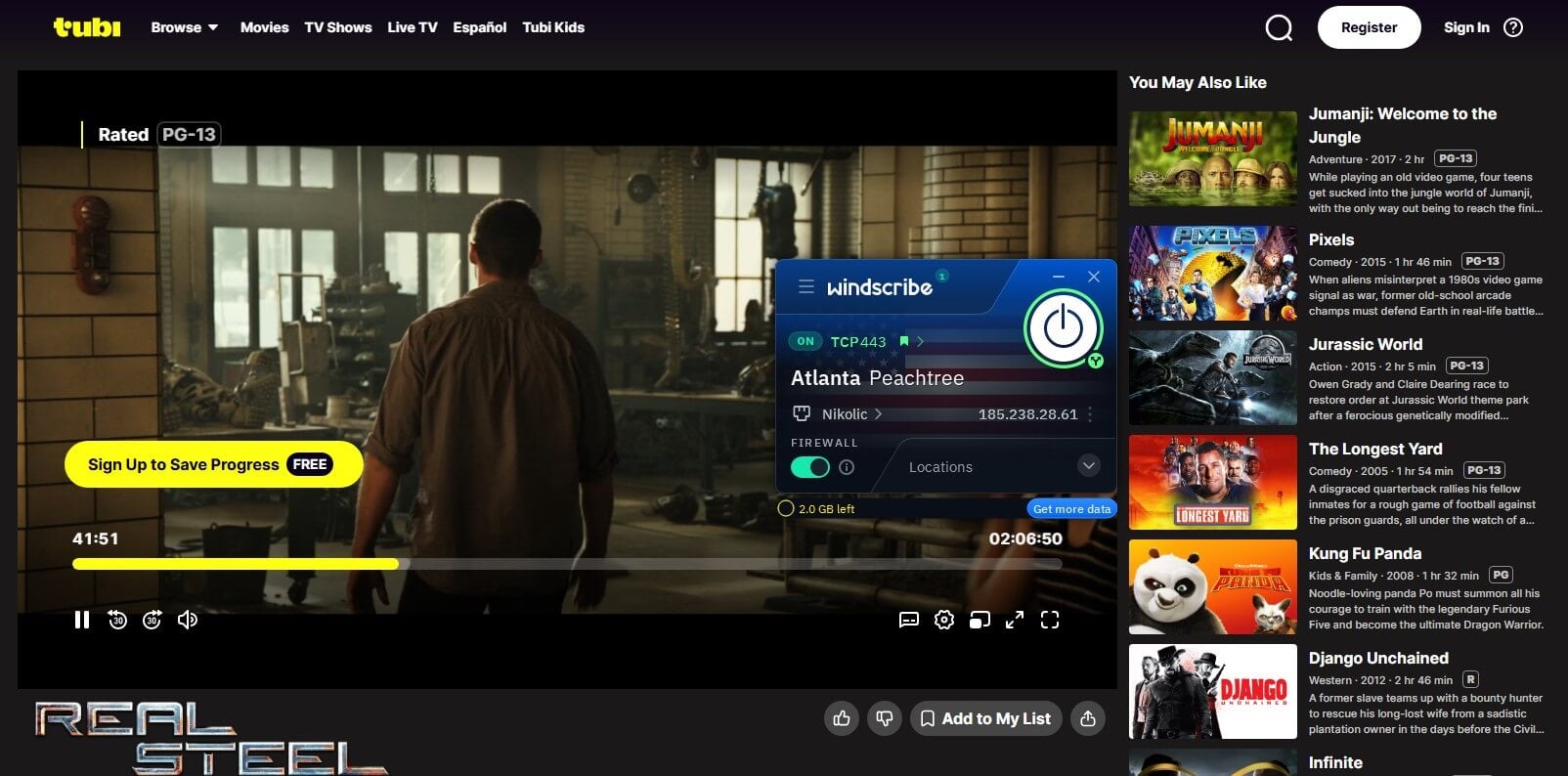 Windscribe Streaming