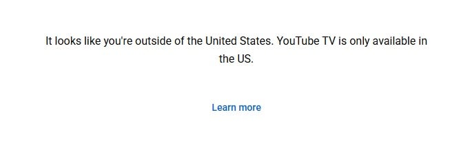 Youtube Tv Abroad Blocked