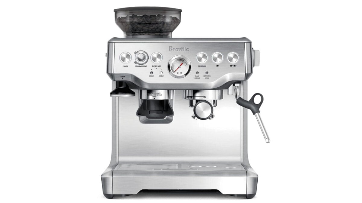Die Breville Barista Express Espressomaschine ist wieder zum Tiefstpreis ...