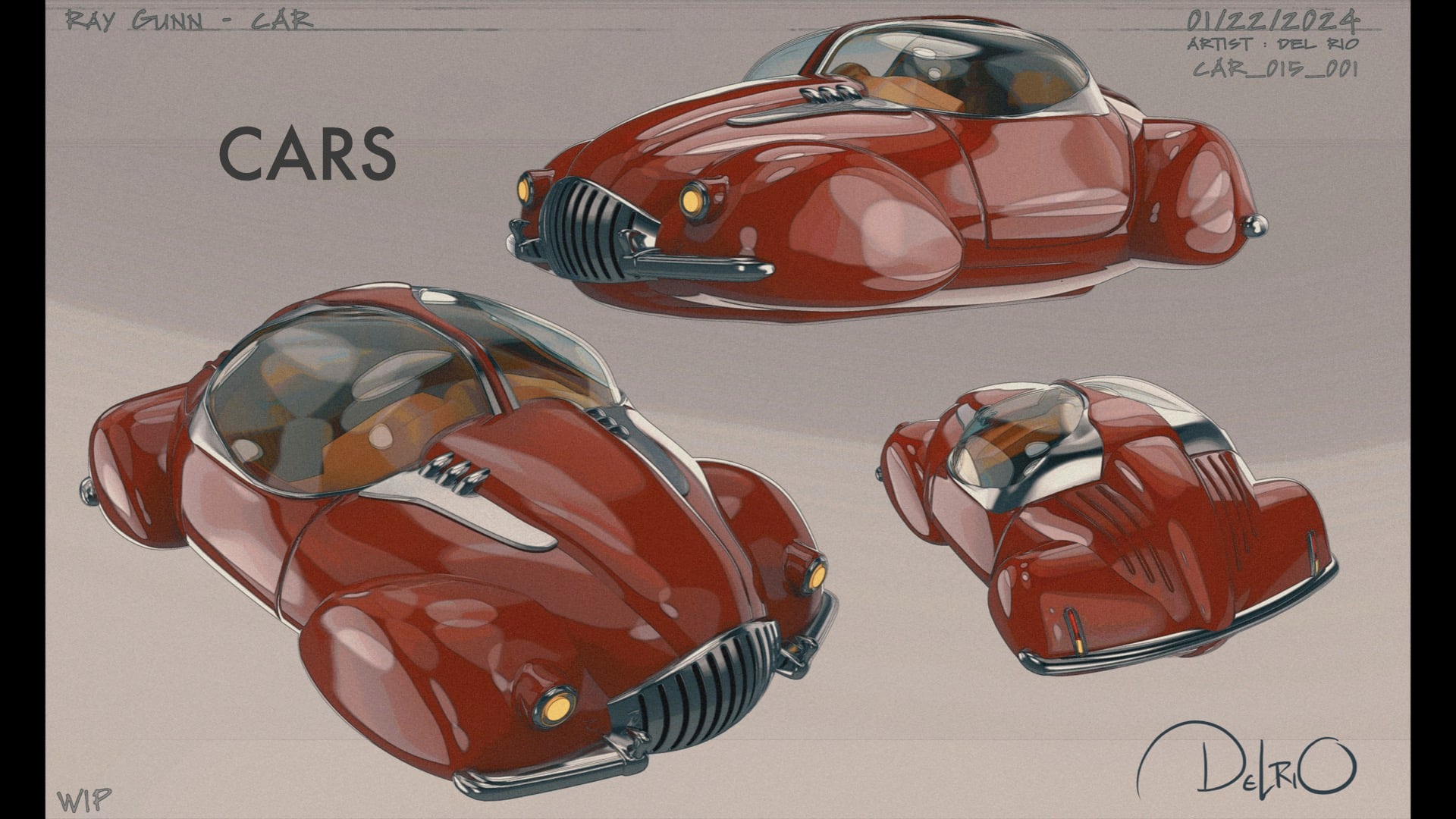Flying Car Concept Art