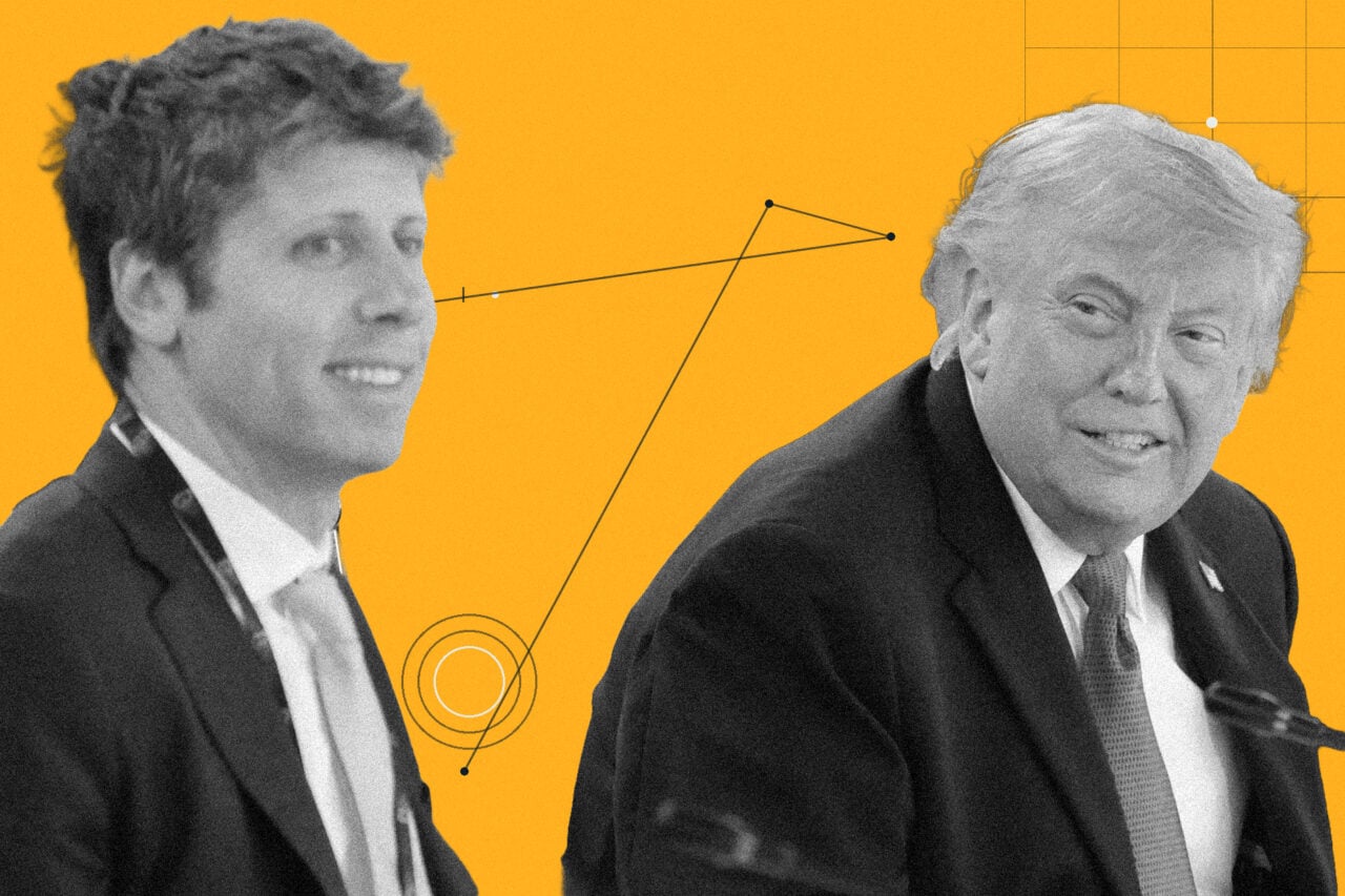 Trump and Sam Altman meet.