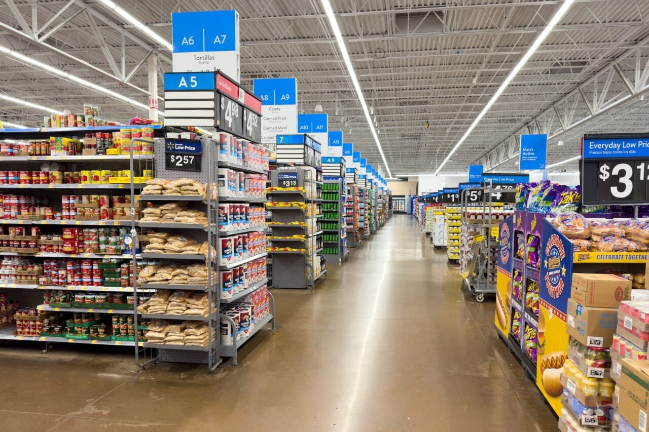 Walmart Grocery Store Shopping