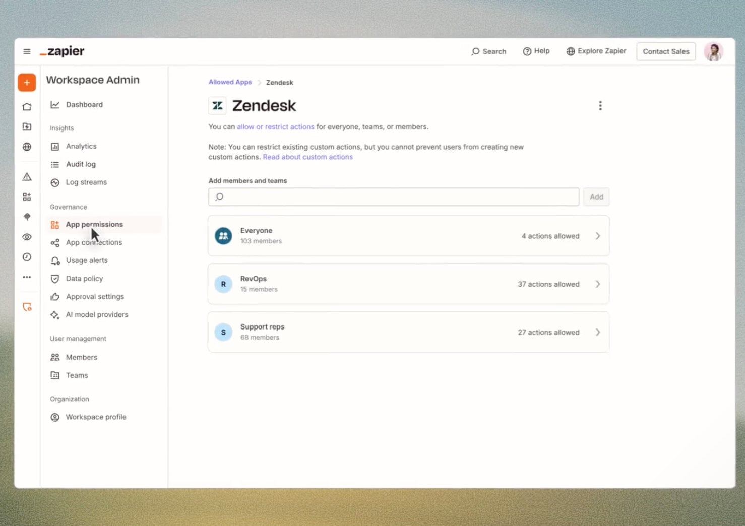 Zapier automation tool
