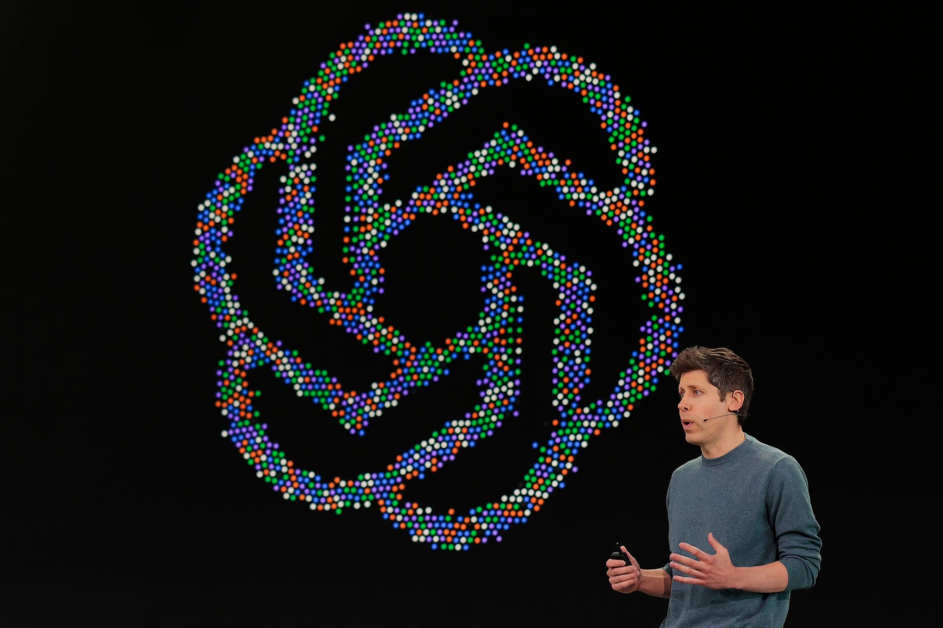OpenAI CEO Sam Altman speaks at the company's annual DevDay conference in September 2026.