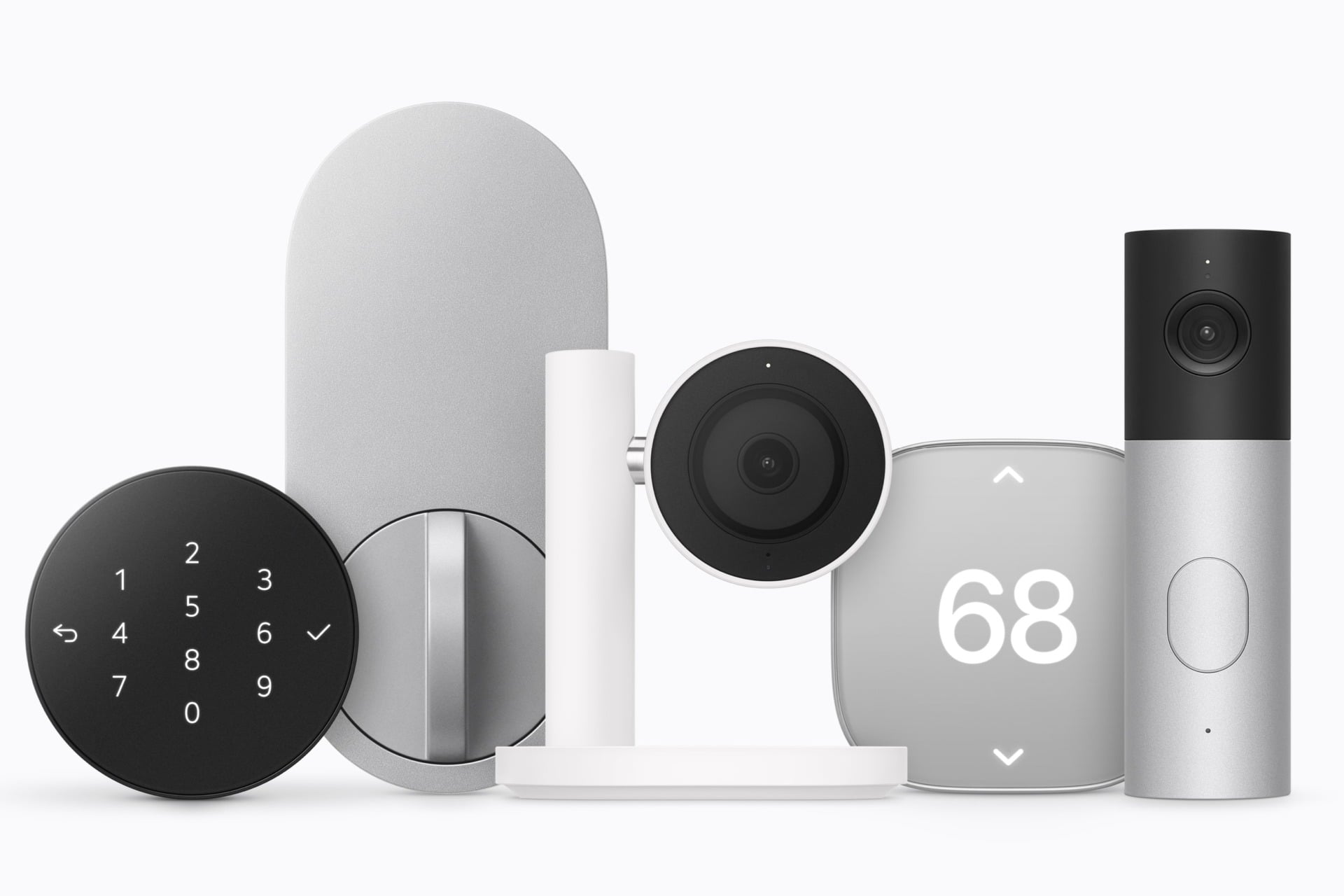 Apple Home Collection lineup featuring smart doorbells, cameras, and more