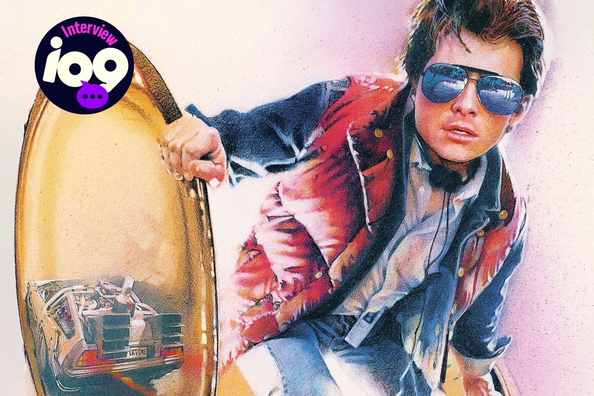 A crop of a new 'Back to the Future' book cover, with art by Drew Struzan.