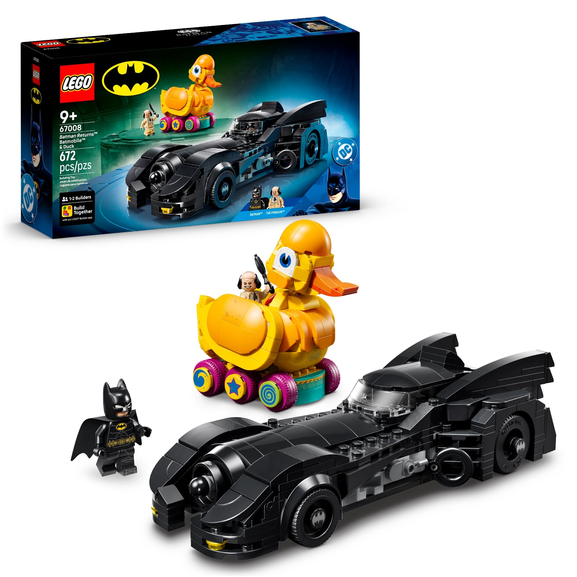 Batmobile And Duck Lego 2