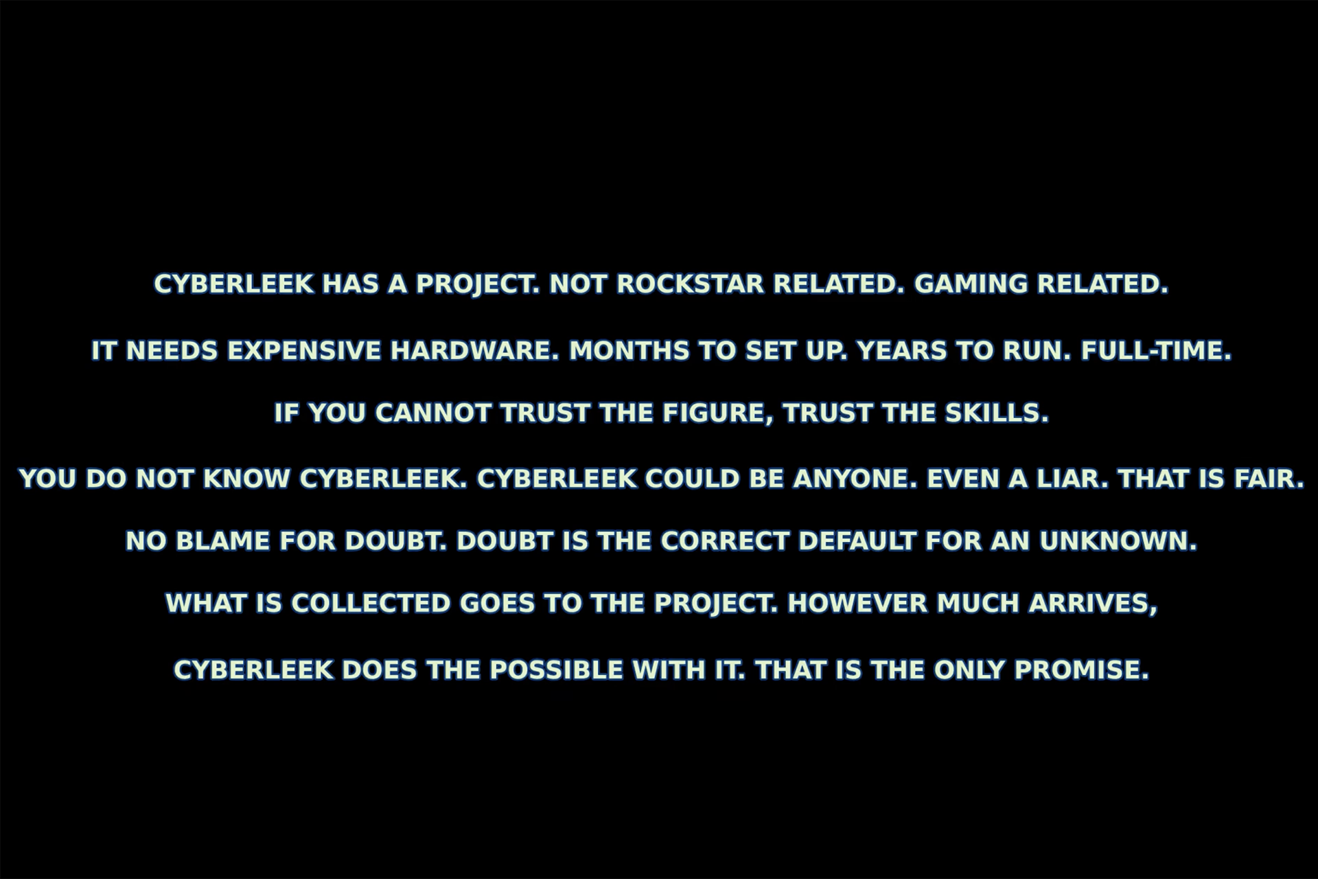 Cyberleek Manifesto