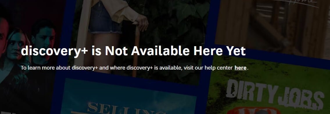 Discovery+ Error