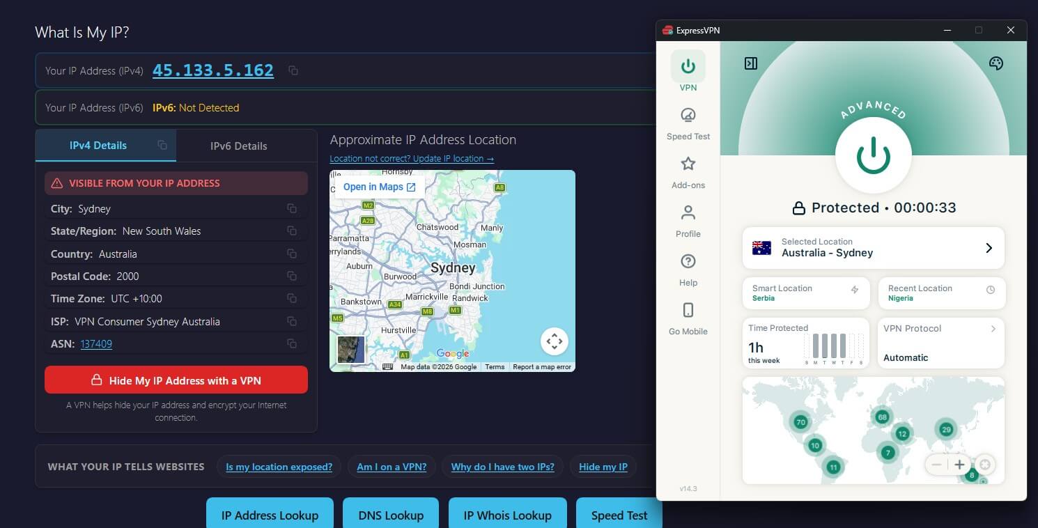 Expressvpn Australia Ip