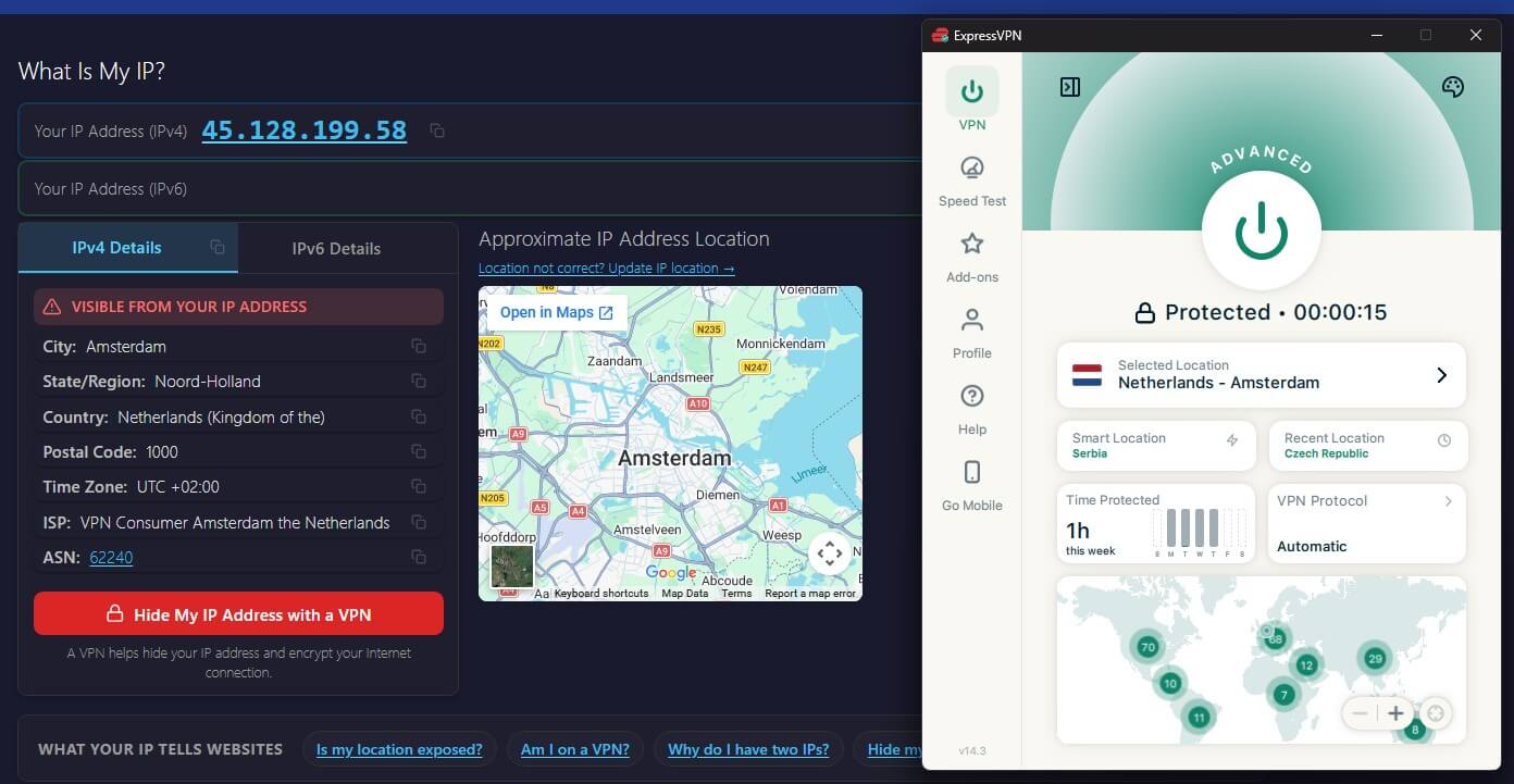 Expressvpn Dutch Ip Address