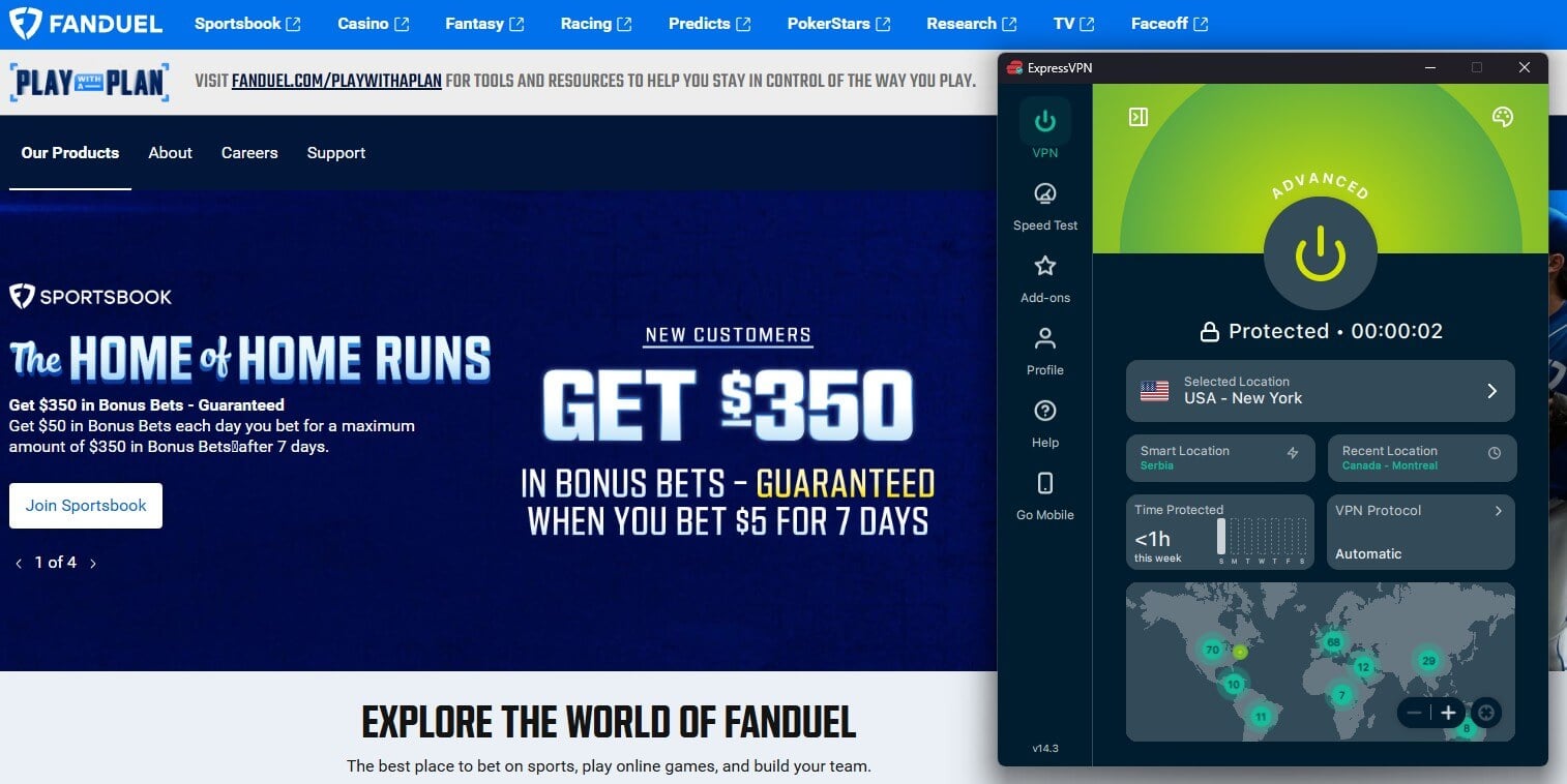 Expressvpn Fanduel