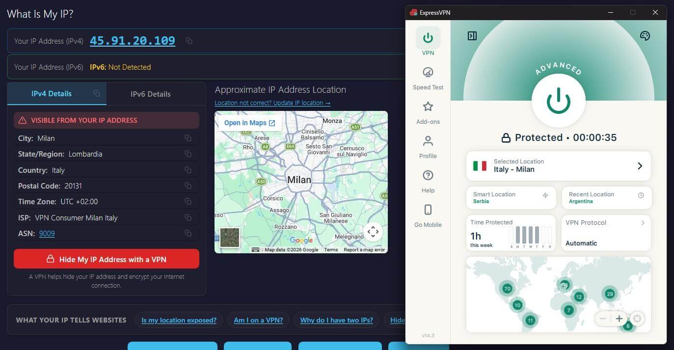 Expressvpn Italy Ip Address