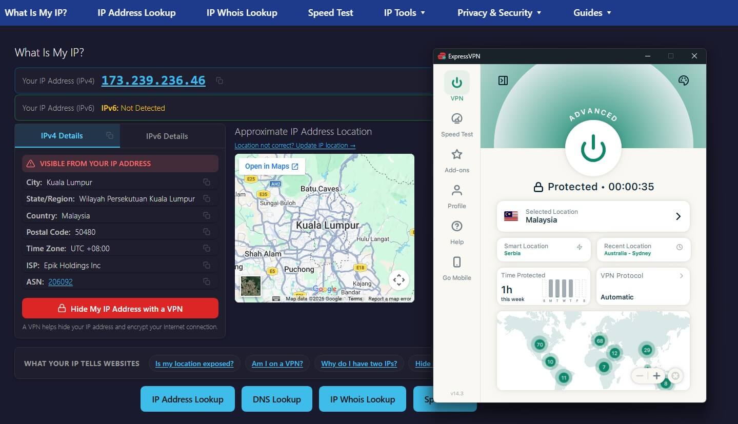 Expressvpn Malaysia Ip