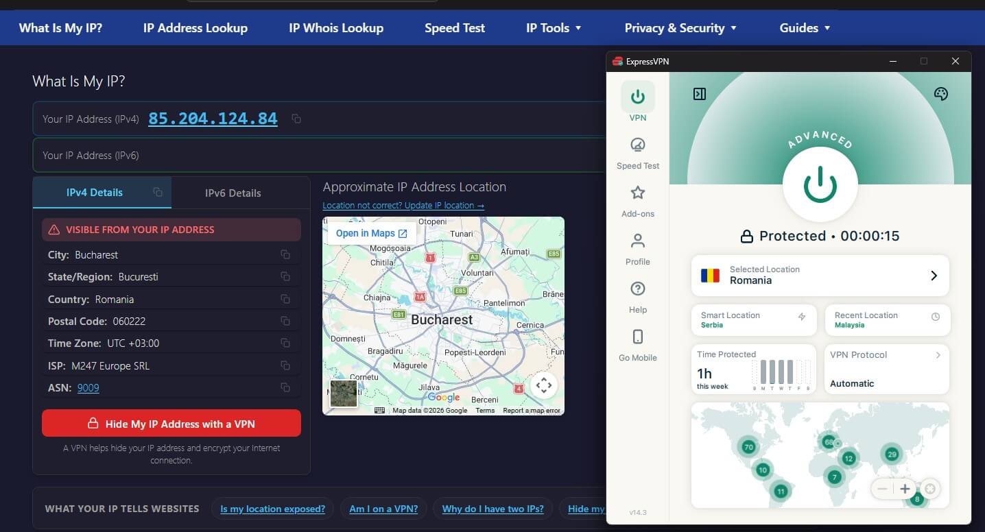 Expressvpn Romania Ip Address