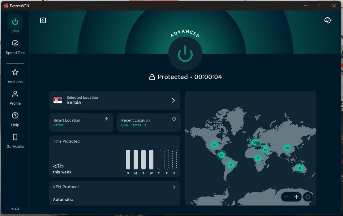 Expressvpn Serbia