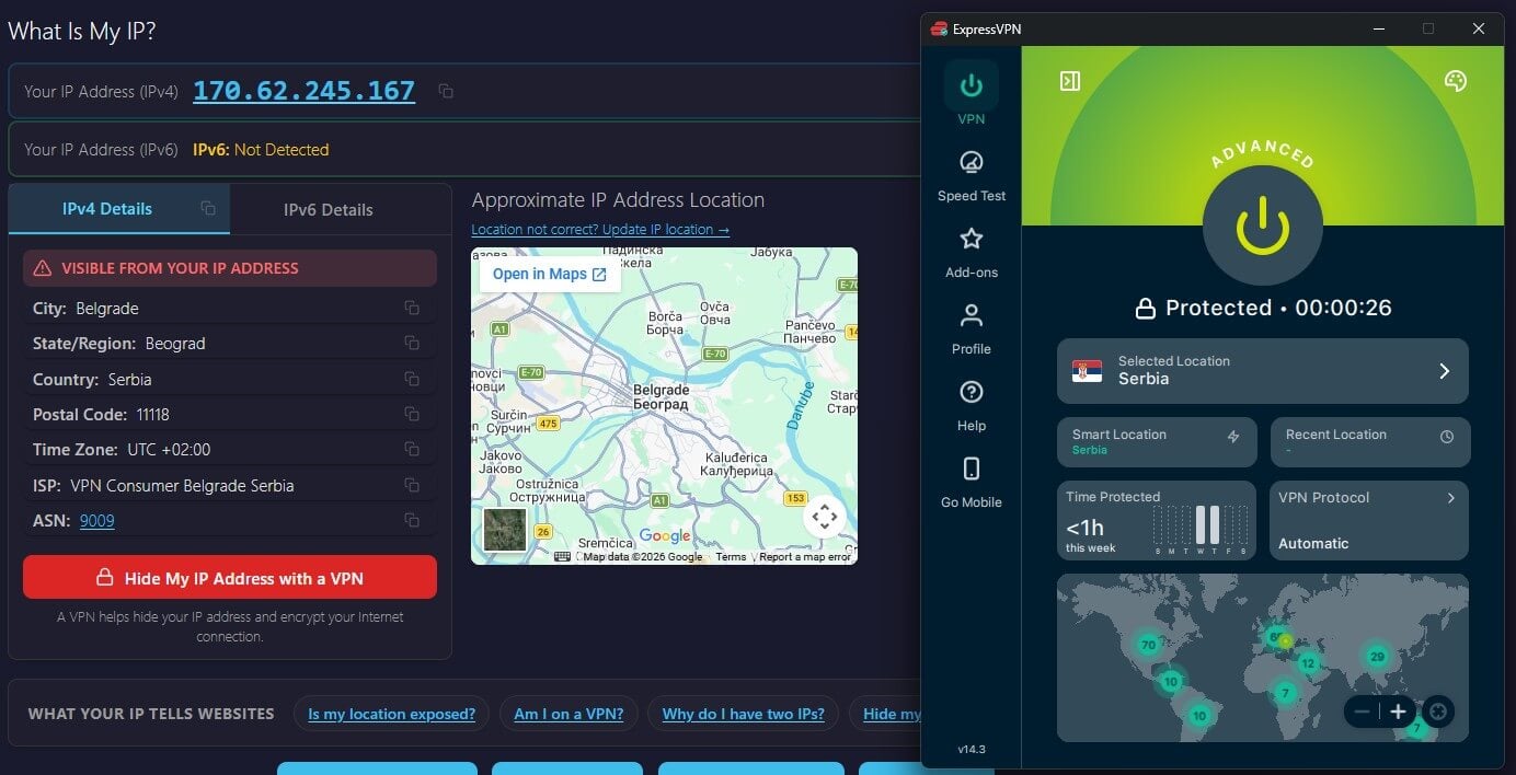 Expressvpn Serbian Ip