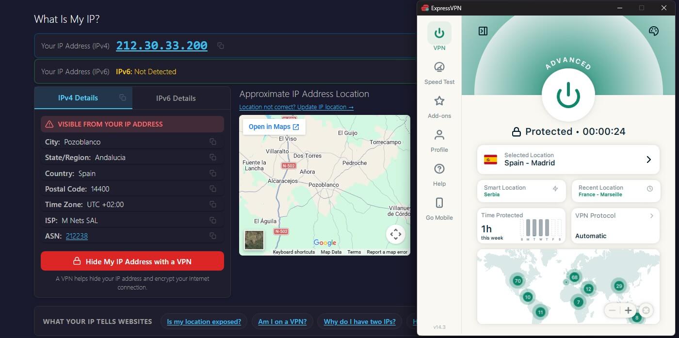 Expressvpn Spain Ip Address