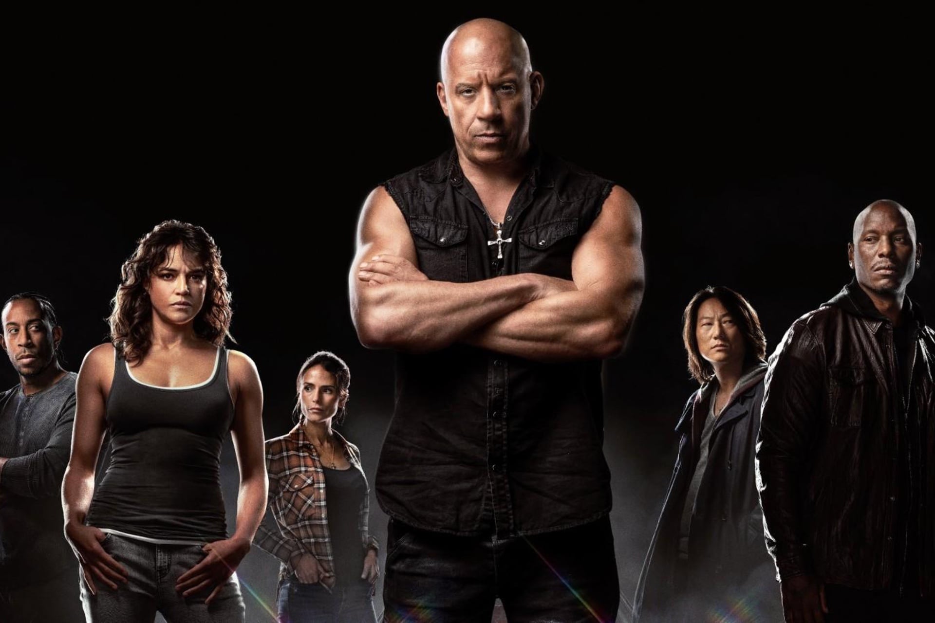 Vin Diesel and his big-screen family.