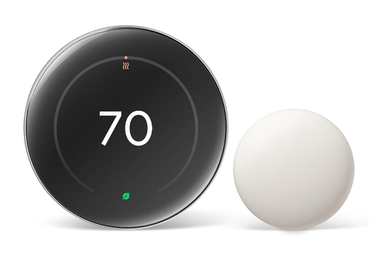 Google Nest Learning Thermostat (4th Gen) + Nest Temperature Sensor (2nd Gen)