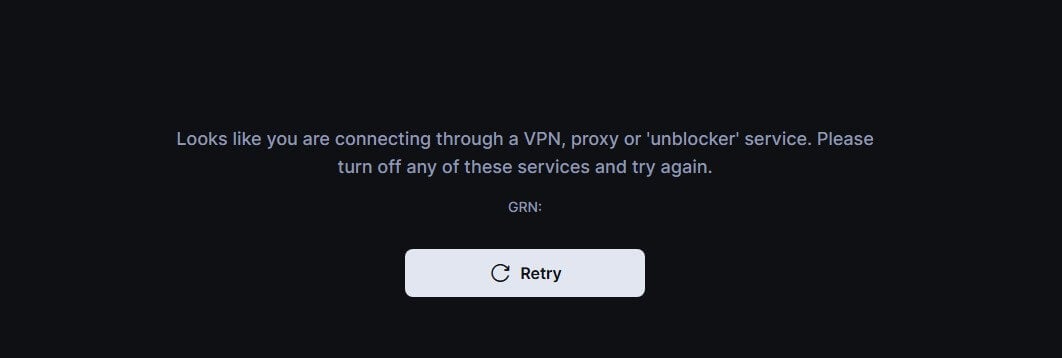 Hotstar Error