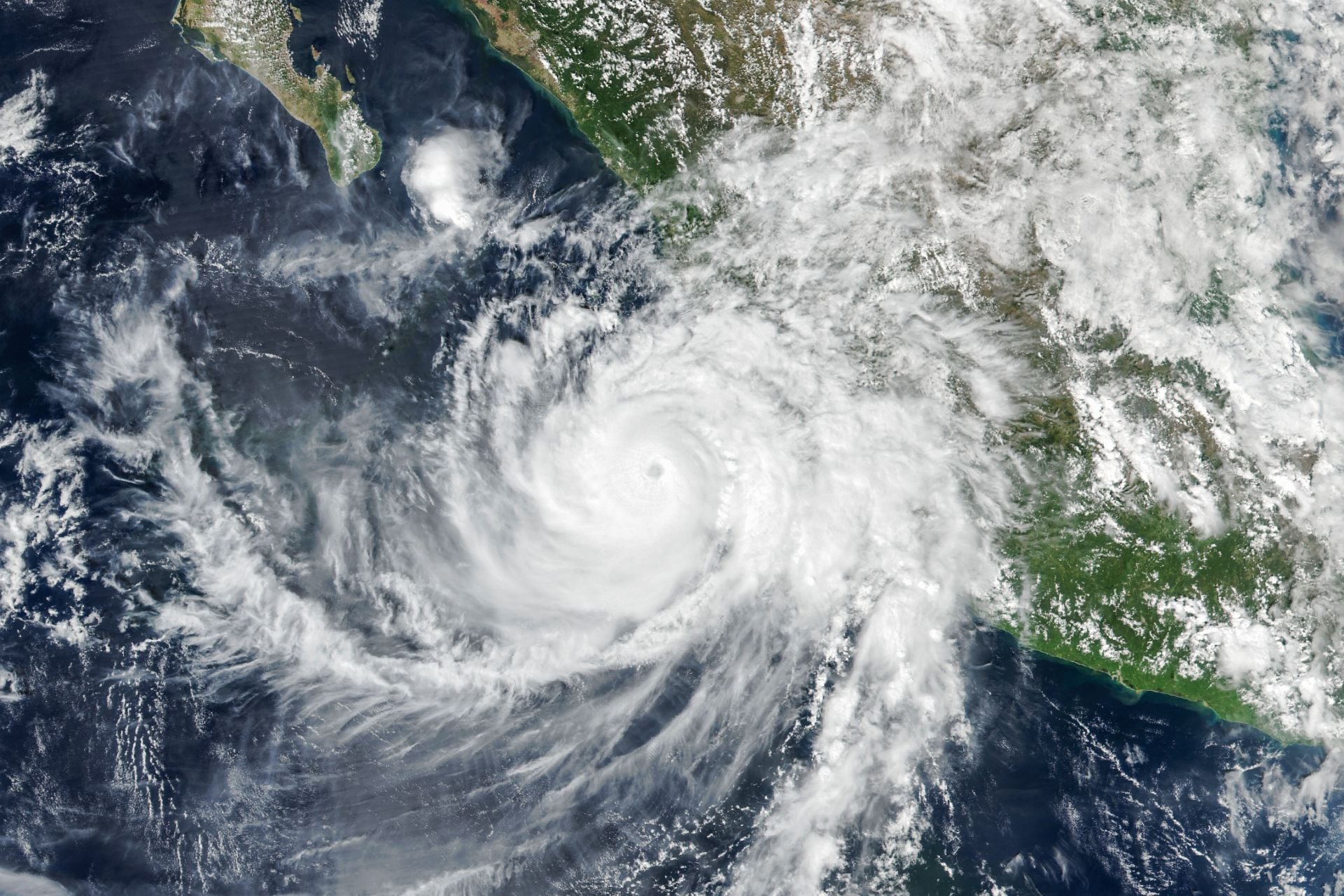 Hurricane Simon churns off Mexico’s Pacific coast on October 11, 2026.