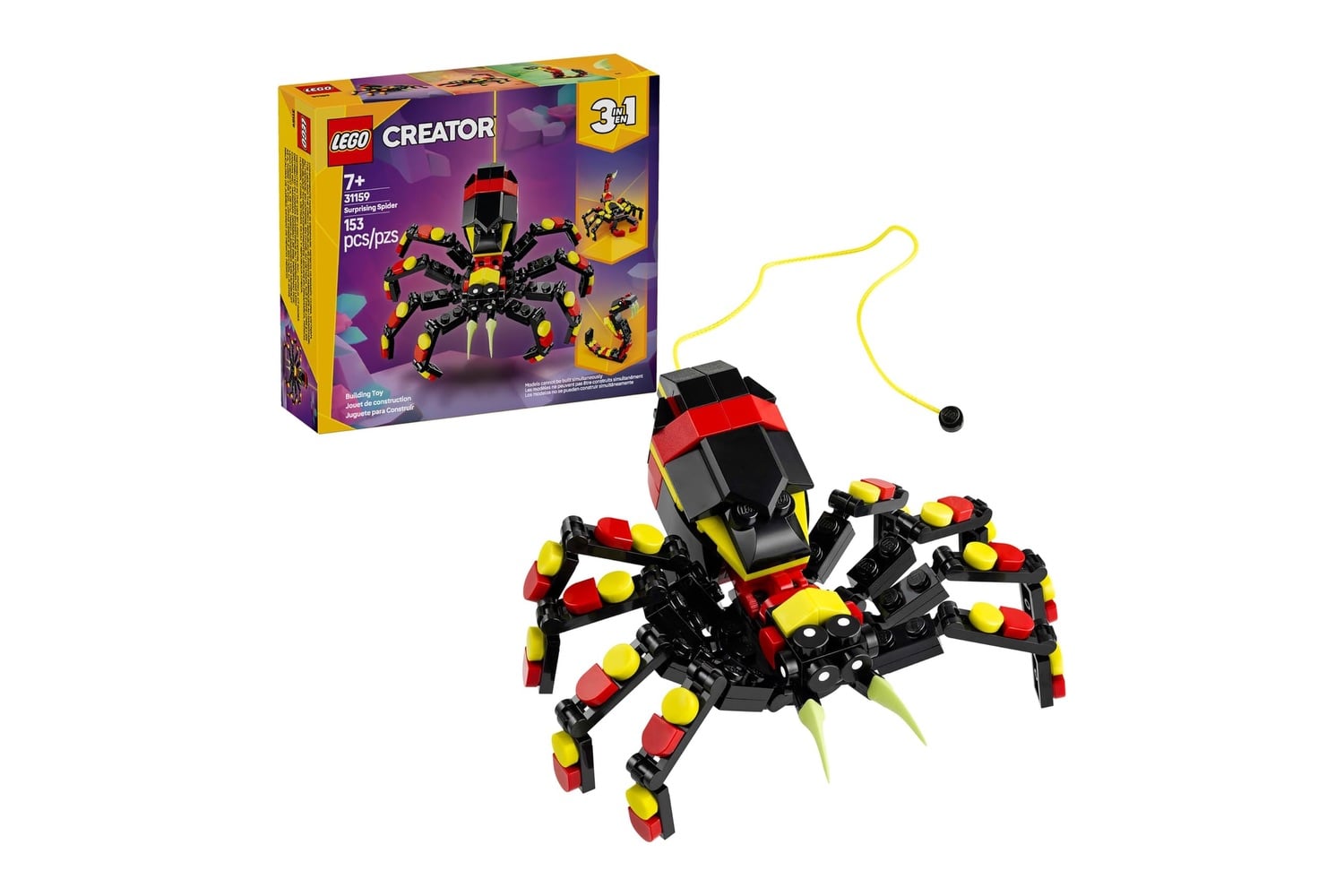 Lego Creator 3 In 1 Wild Animals Surprising Spider Toy