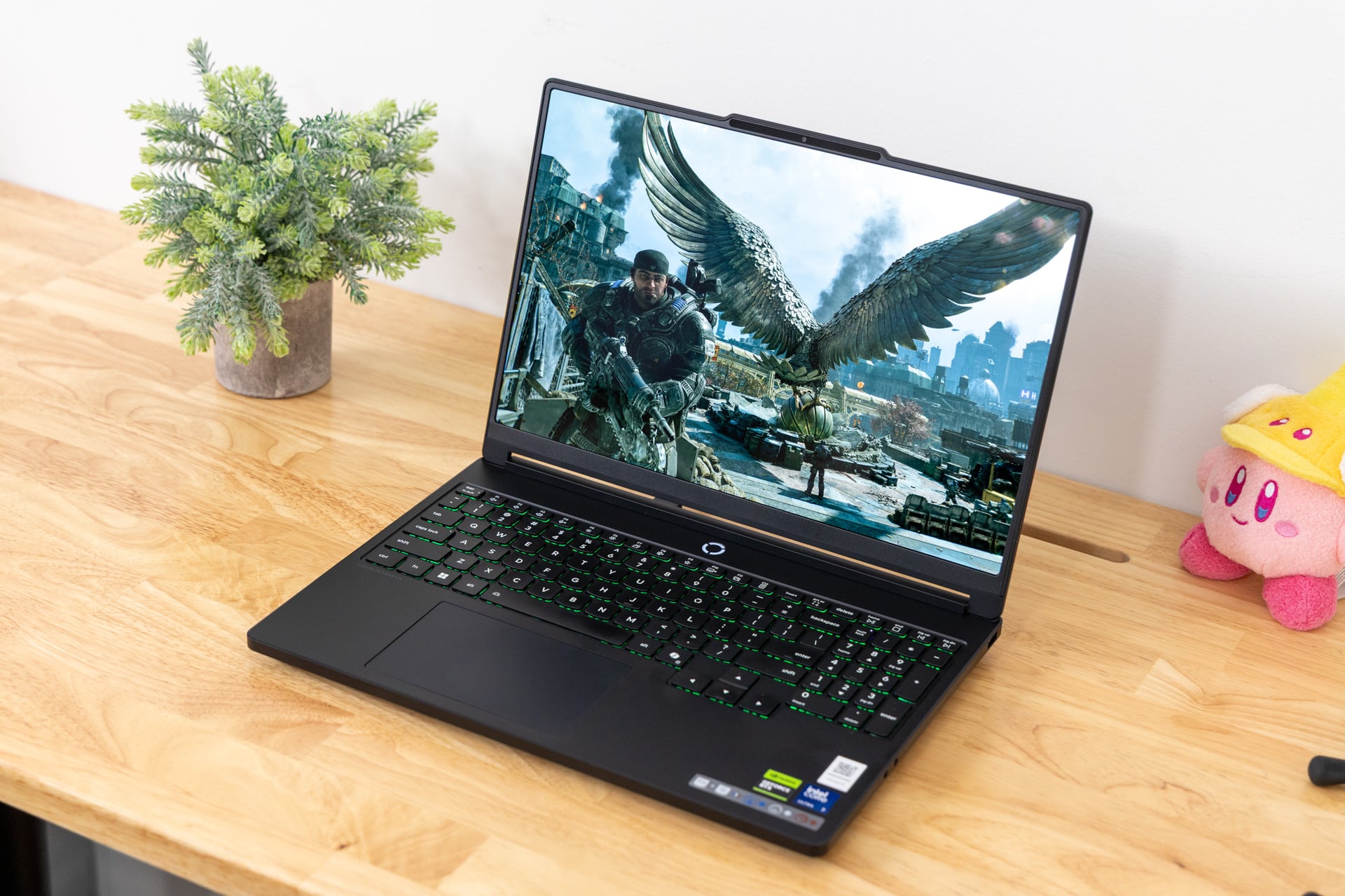 A pretty OLED screen is almost enough to make you forget how much this laptop costs—almost. 