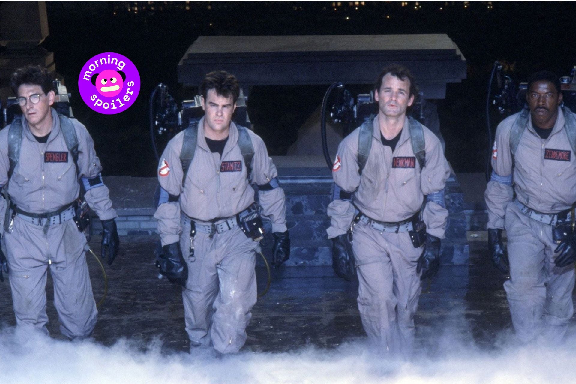 An image of the original 'Ghostbusters' movie from 1984.
